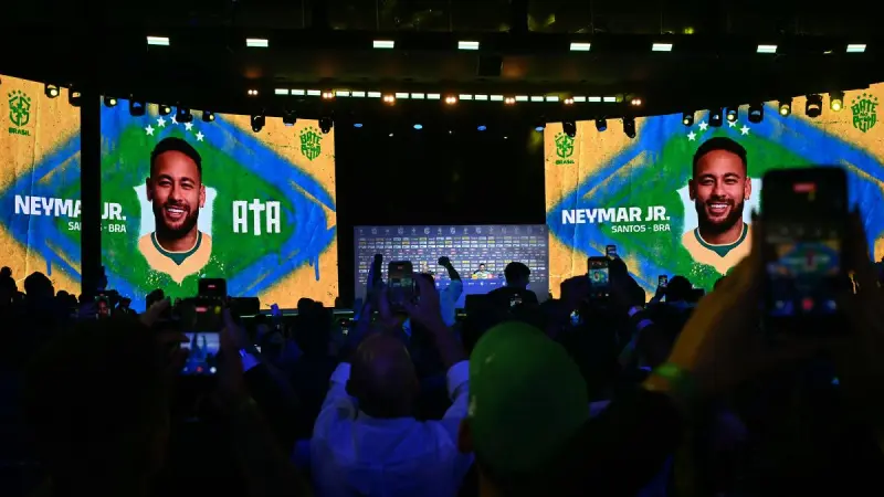 Selección brasileña convoca a Neymar para disputar su cuarto Mundial