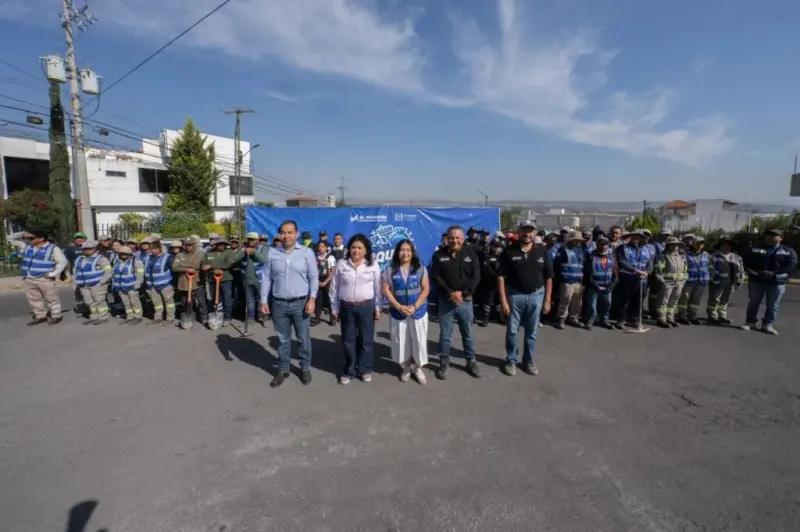 Impulsa El Marqués la rehabilitación de espacios públicos con jornada de áreas verdes en Los Héroes