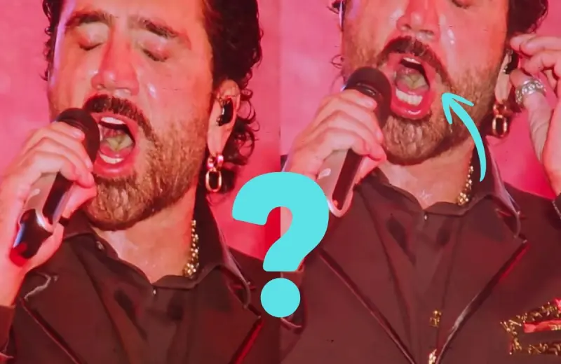 ¿Qué le sucedió? Seguidores de Alejandro Fernández reaccionan al extraño aspecto de su lengua (VIDEO)