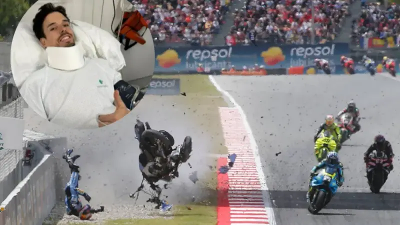 VIDEO: Así fue el brutal accidente de Álex Márquez en Moto GP