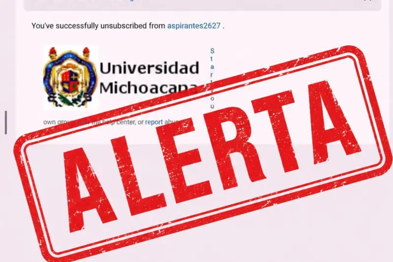 Alerta UMSNH sobre envío de correos apócrifos a aspirantes