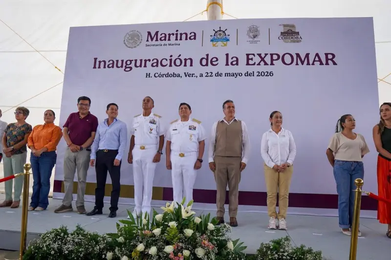 Inauguran la Expomar 2026 en el Centro Deportivo El Mexicano en Córdoba