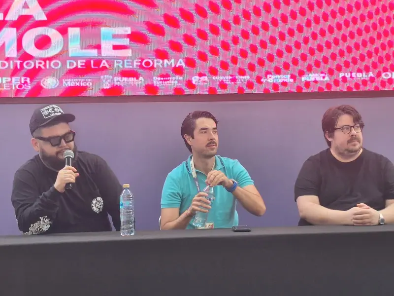 Se presentó el comediante La Mole en la Feria de Puebla