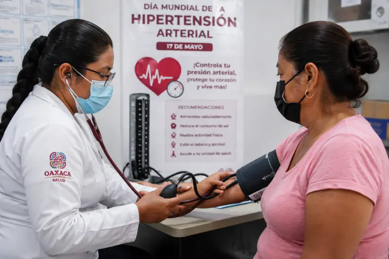 Vive con hipertensión 10% de adultos en Oaxaca