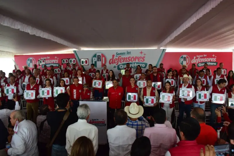 El PRI Querétaro presenta estructura de Defensores y perfila ruta hacia la gubernatura