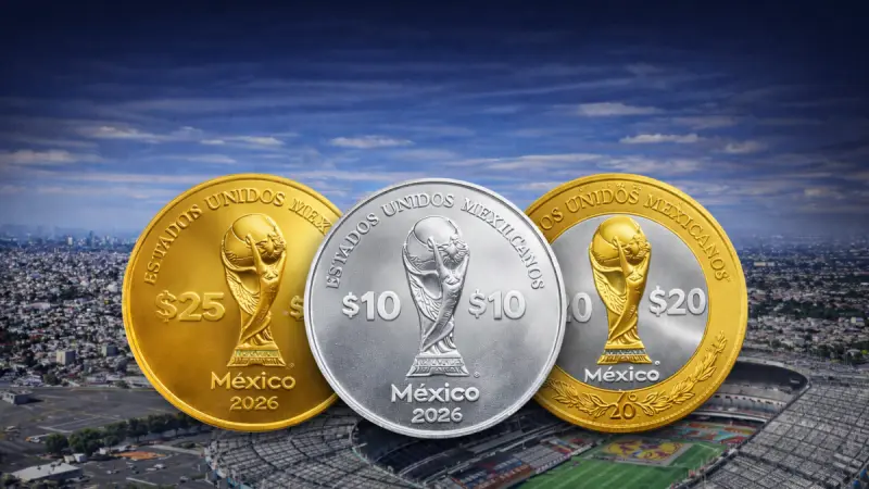 Monedas de oro y plata del Mundial 2026: cuál es su precio y dónde se pueden adquirir