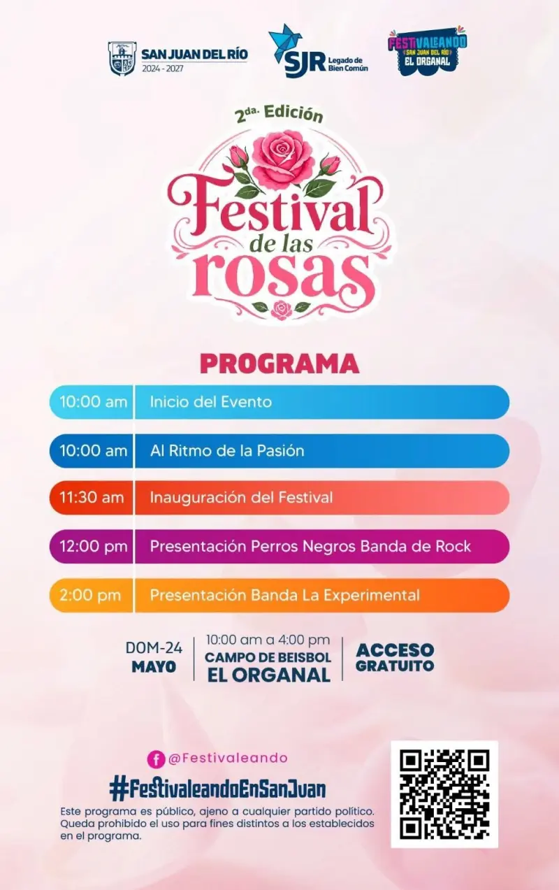 El Organal florece: llega la segunda edición del Festival de las Rosas en San Juan del Río