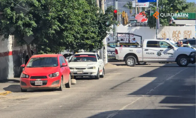 Matan a taxista y presunto agresor huye a pie en Acapulco