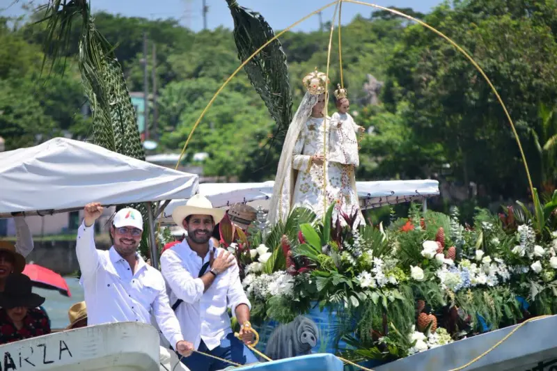 Javier Herrera, en recorrido de las Vírgenes de Alvarado y Tlacotalpan