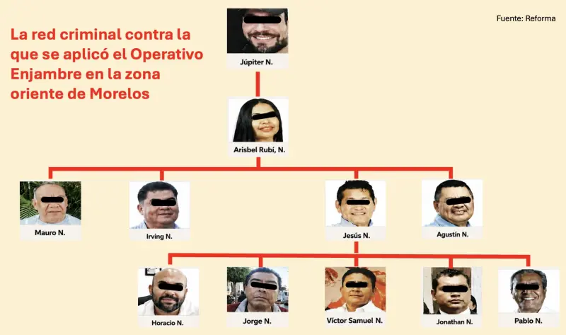 Golpea Operativo Enjambre redes de delincuencia organizada