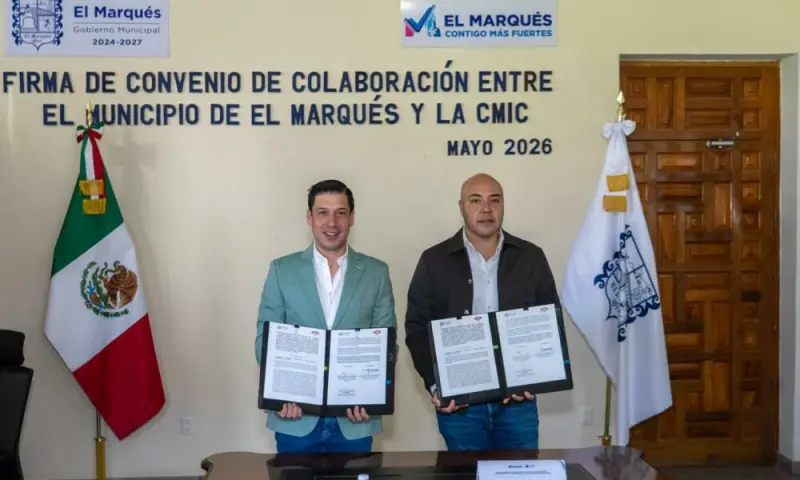 Consolida Rodrigo Monsalvo convenio con la CMIC