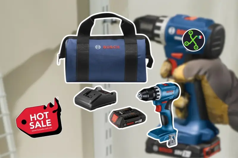 Amazon remata este taladro inalámbrico Bosch por Hot Sale 2026: incluye batería y bolsa de herramientas