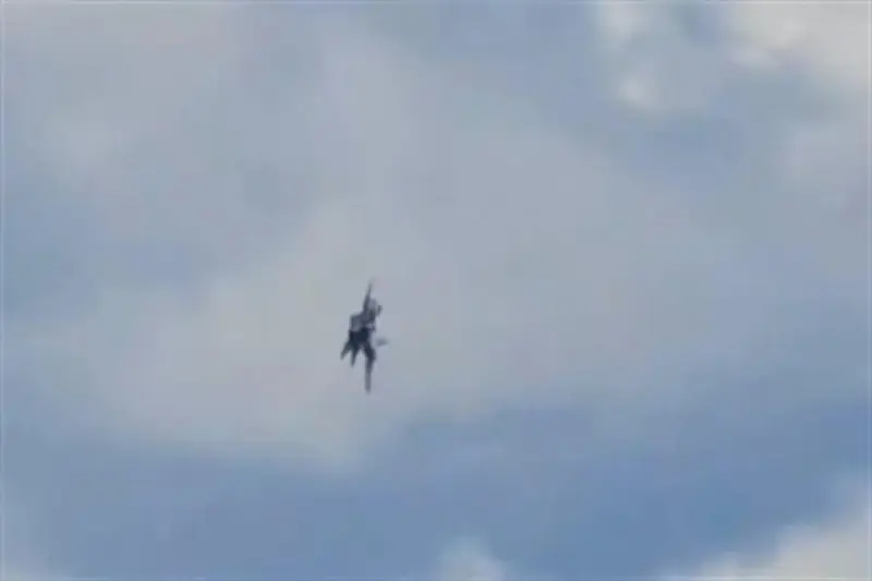 Chocan dos aeronaves militares durante espectáculo en Idaho