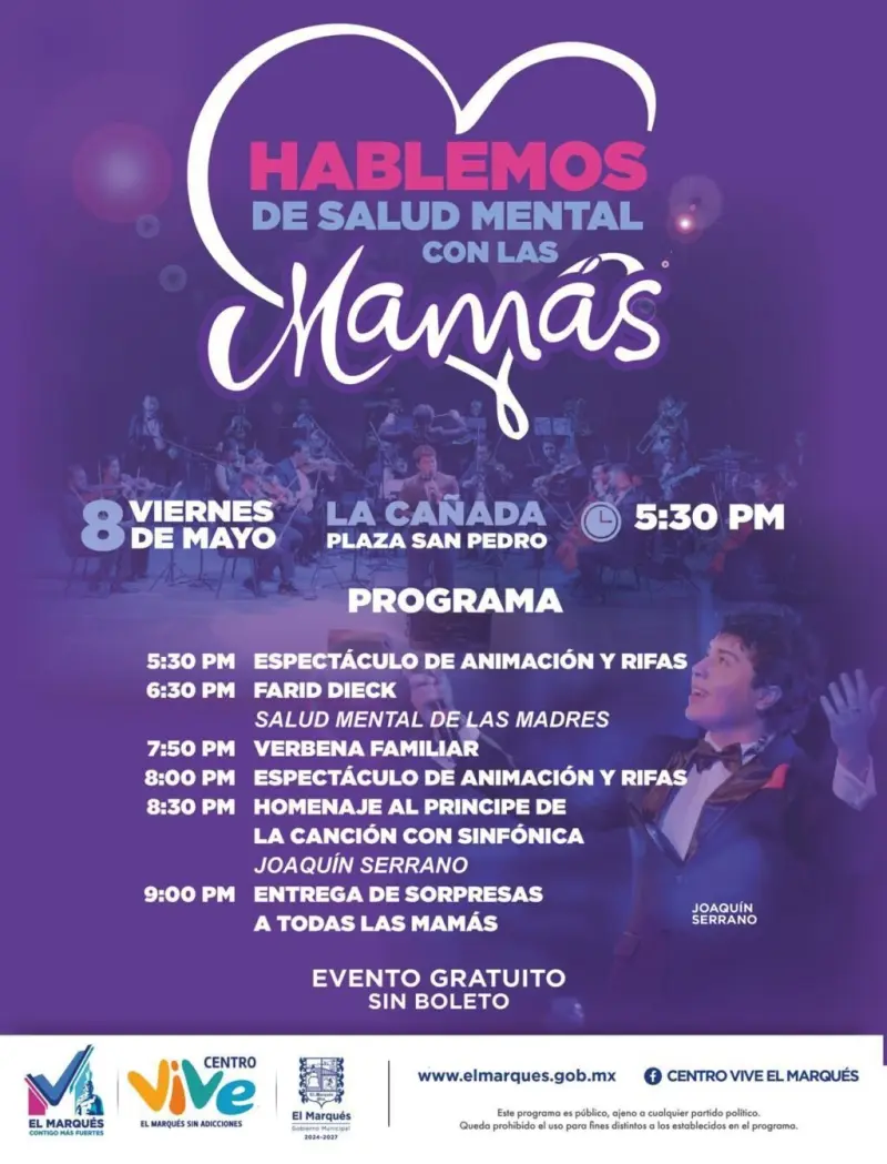 Promueve El Marqués bienestar emocional de las madres con conversatorios especializados