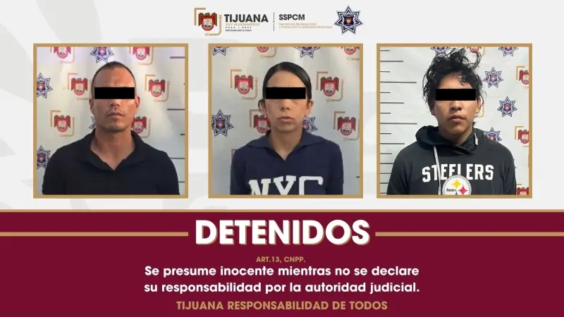 Detienen a presuntos ladrones armados en Jardines del Lago y Natura