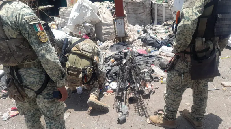 Localizan artefacto explosivo entre basura en Escuinapa