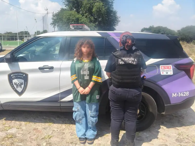 Localizan sana y salva a menor con Protocolo Alba en El Marqués; salió de casa por decisión propia