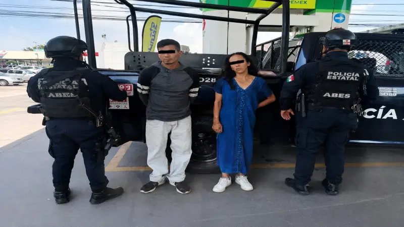 Captura SSEM a pareja armada y con droga en Tultitlán tras persecución