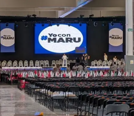 Listo el Centro de Convenciones para el evento "#YoConMaru"