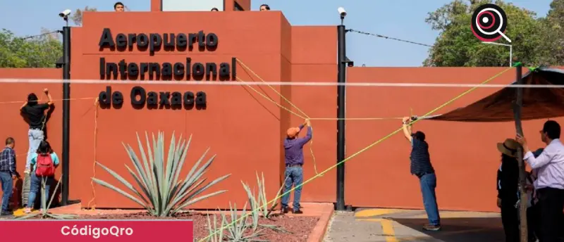 CNTE intensifica protestas; toma el aeropuerto de Oaxaca