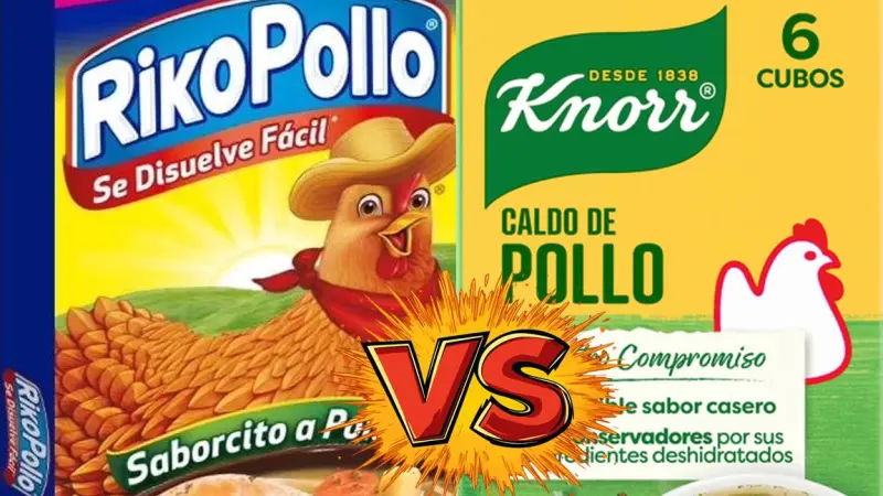 ¿Knorr o RikoPollo?... Cuál es peor para tu salud según Profeco