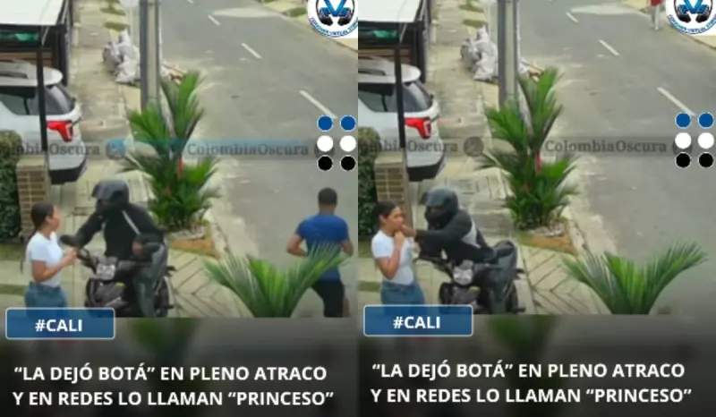 “Mejor ándate sola, ¿para qué quieres un novio así?” Joven sale corriendo y deja sola a su novia durante un intento de asalto, desatando críticas en redes sociales