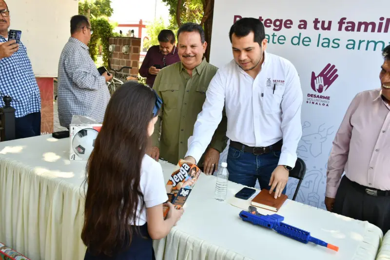 Participan 986 niños en programa preventivo Desarme Voluntario Sinaloa