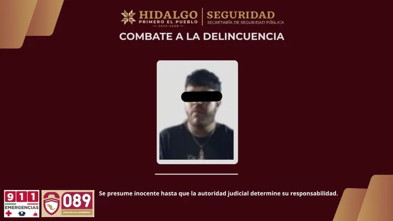 Asegura SSPH armas, droga y camioneta en Tepeapulco
