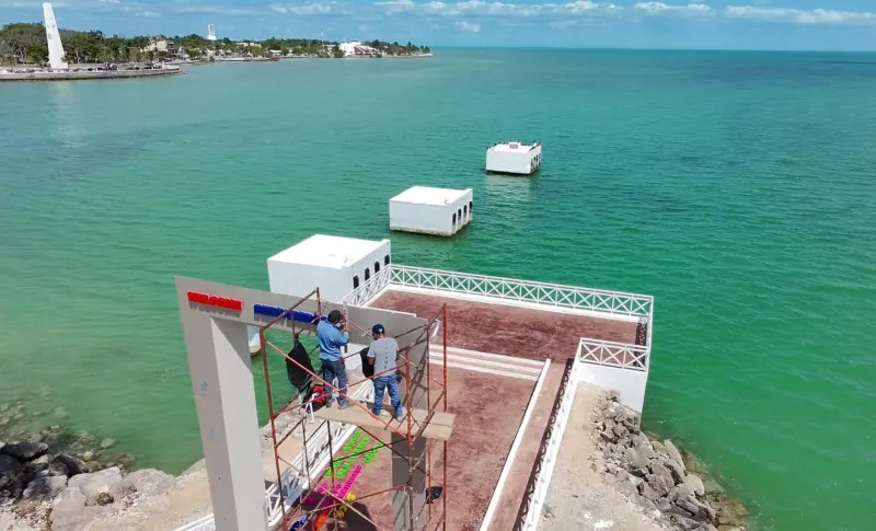 Chetumal estrenará mirador renovado en el muelle fiscal