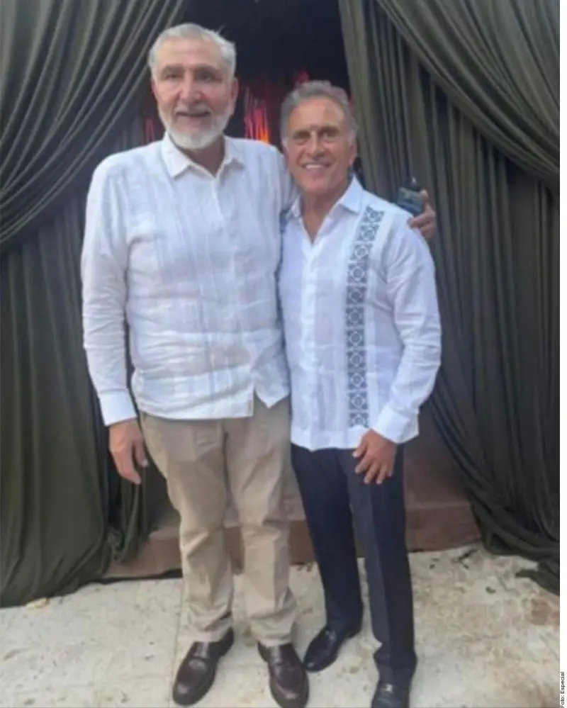 Adán con los Yunes