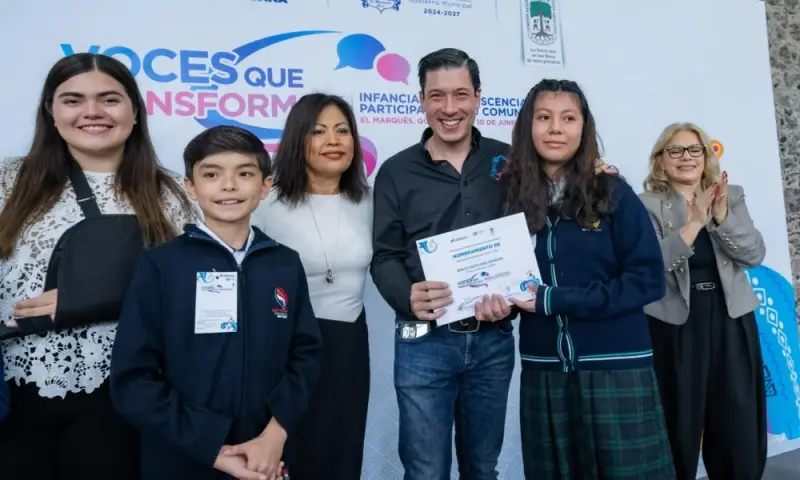 Realizan sesión de Cabildo Infantil El Marqués 2026
