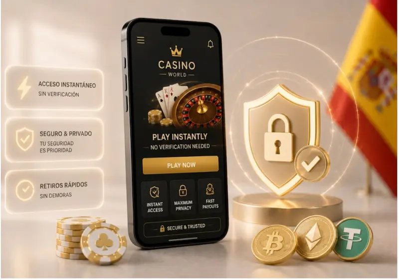 Mejores Casinos sin DNI en España 2026 – Juega Sin Verificación