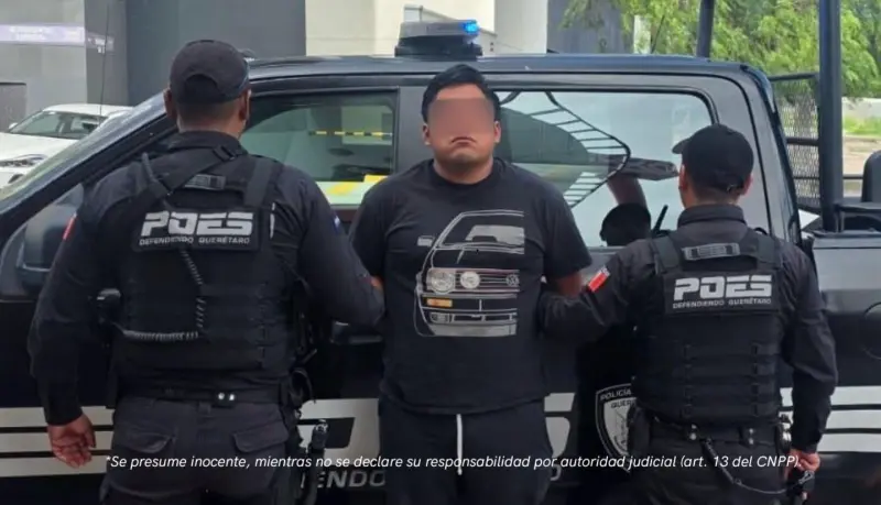 Cae presunto narcomenudista afuera de una tienda de conveniencia en Paseo 5 de Febrero; ofrecía sus productos en redes sociales
