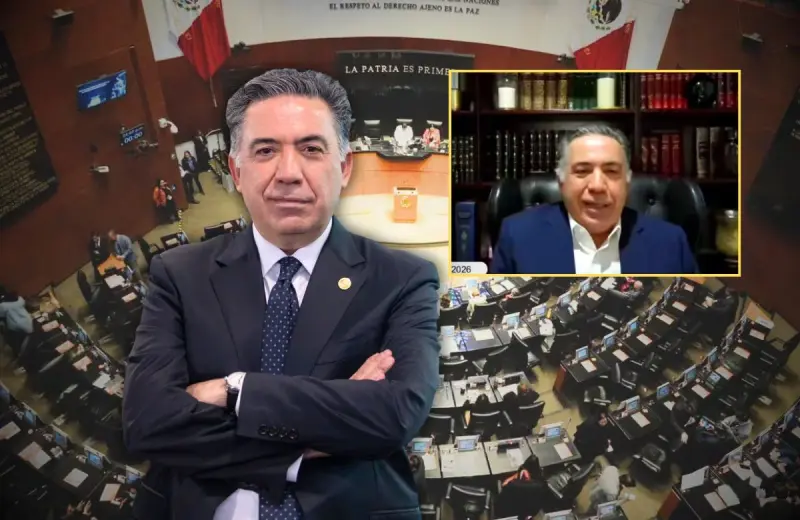 Enrique Inzunza reaparece en sesión del Senado tras señalamientos de EEUU por presuntos nexos con el crimen organizado