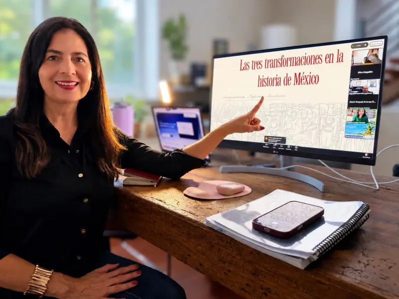 Fortalece Gaby Molina su preparación en curso de formación política