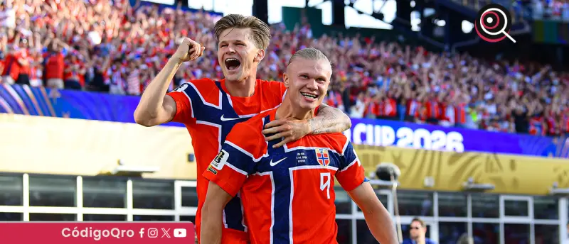 Debut soñado de Haaland en regreso de Noruega al Mundial