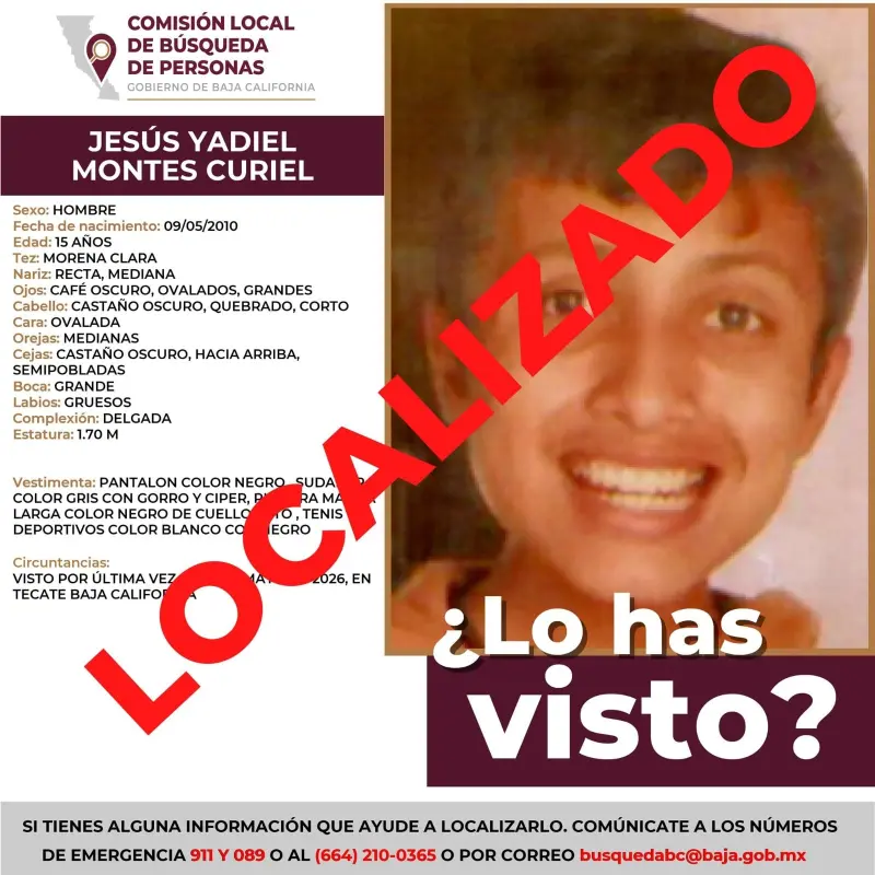 Localizan sin vida a menor