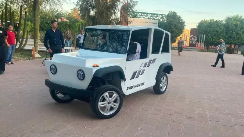 Conoce “Avido”, el auto eléctrico del TecNM hecho en Sonora que ofrece una opción de transporte para estudiantes