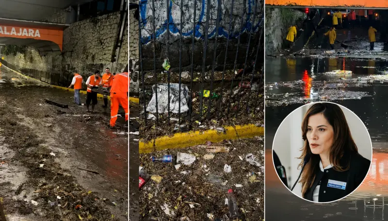 “Esa basura no llegó sola a las calles”: Delgadillo llama a la corresponsabilidad para evitar inundaciones durante lluvias