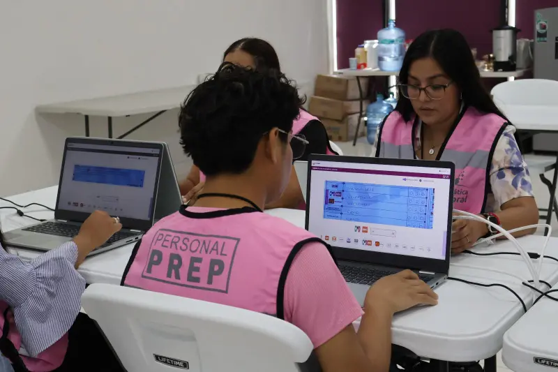 Realiza IEC último simulacro del PREP previo a comicios; capturan más de 4 mil actas