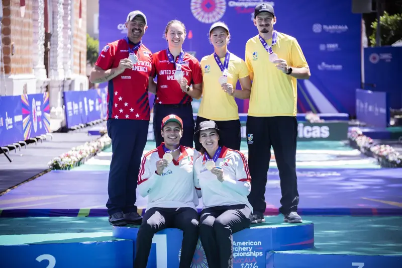 Coahuilense Matías Grande gana oro y Sebastián García logra bronce en el Panamericano de Tiro con Arco