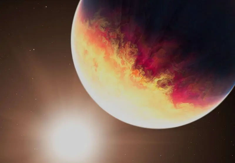 El telescopio Webb de la NASA observa cómo un exoplaneta se “asa” al acercarse a su estrella