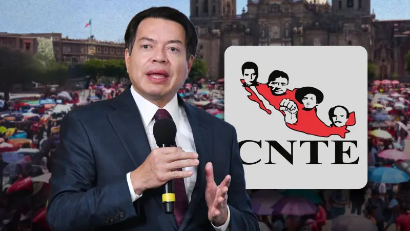 Mario Delgado propone a la CNTE crear una nueva reforma juntos: ‘Será en agosto’, adelanta