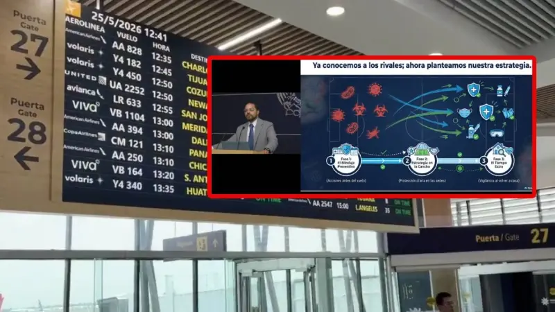 UNAM advierte que filtros sanitarios en aeropuertos no detectarán contagios inmediatos durante el Mundial 2026