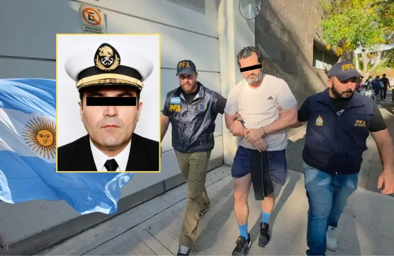 Fernando “N”, excontralmirante señalado por presunto huachicol fiscal, enfrenta solicitud de extradición de México mientras su defensa acusa falta de pruebas y pide asilo en Argentina para frenar su regreso