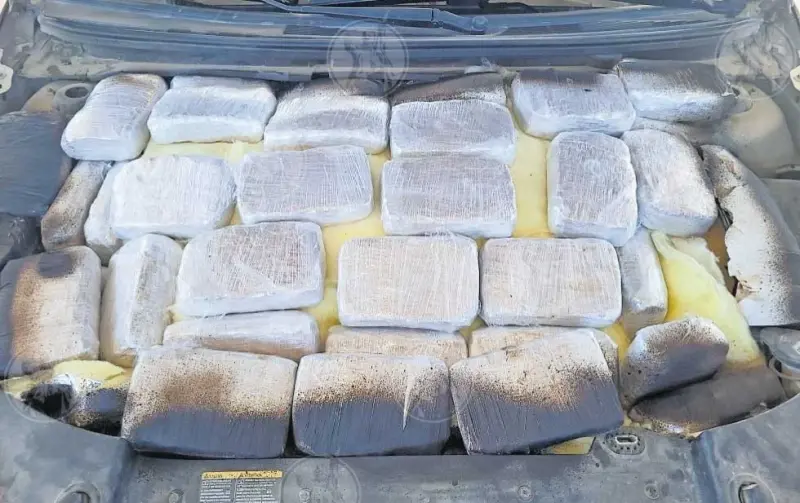 Se disparan 151% hallazgos de drogas en cruces internacionales