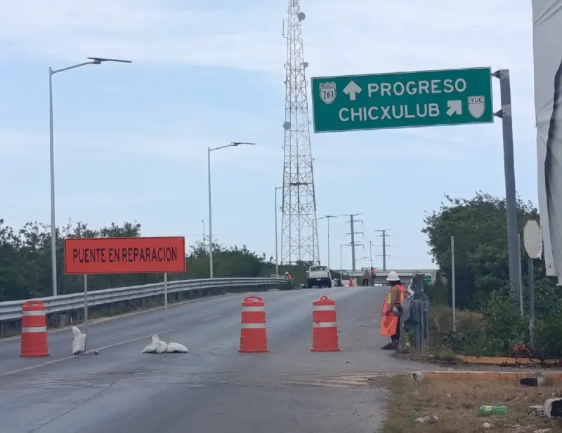 Obras en puente de Probgreso complican entrar o salir del puerto