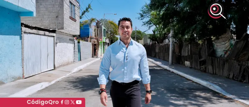 Alcalde de Querétaro entrega obras en Santa María Magdalena