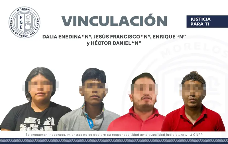 Vinculan a proceso a cuatro por homicidio y asalto en Banorte