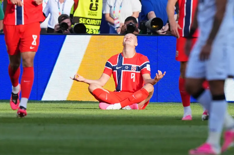 Haaland destroza el Mundial: doblete histórico en la goleada de Noruega ante Irak